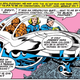 While likening Black Panther to a ‘refugee from a Tarzan movie,’ the Fantastic Four marveled at his technological innovations in ‘Introducing the Sensational Black Panther.’ Fantastic Four #52 (July 1966).